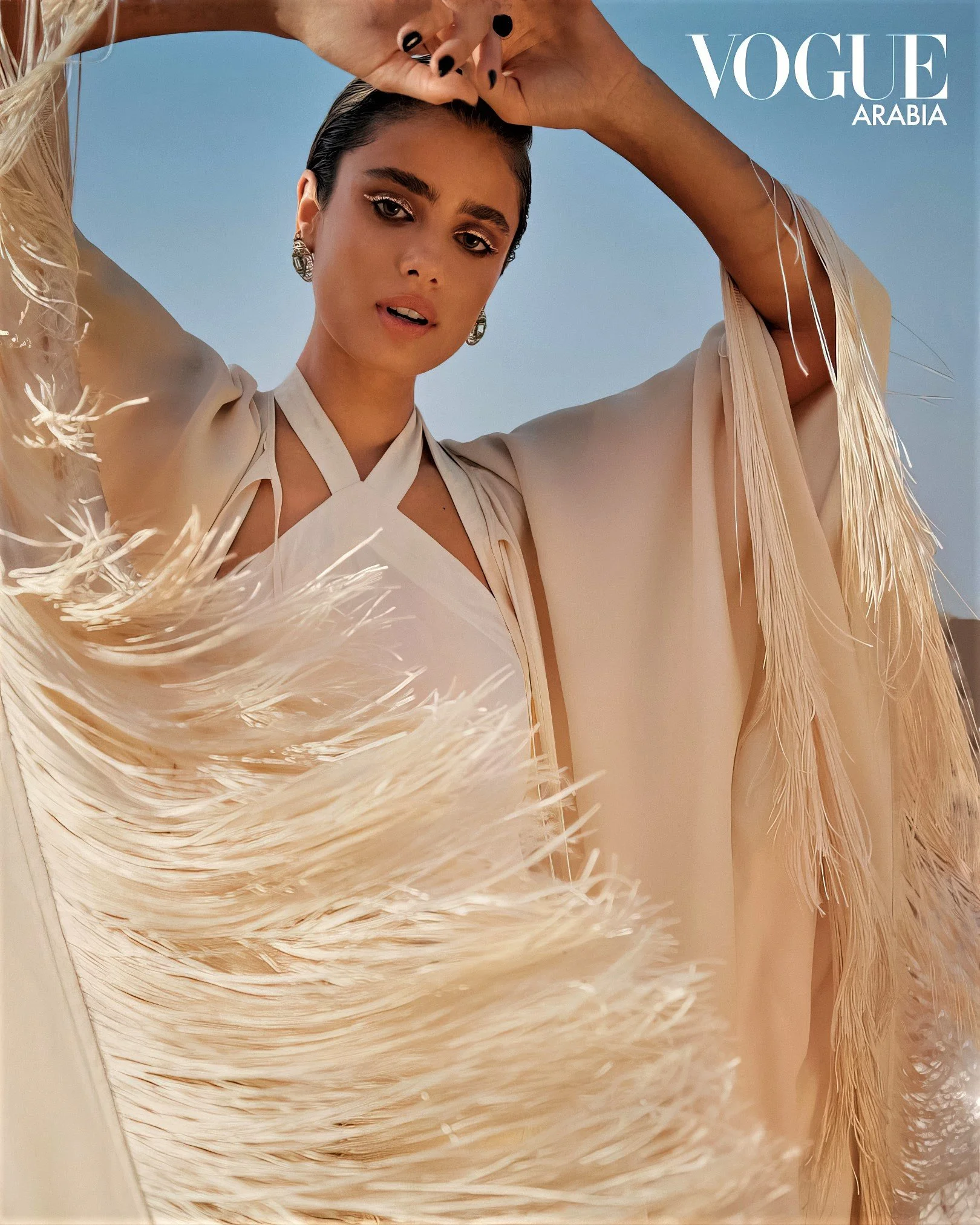 Taylor Hill in Vogue Arabia's Honoring UAE's Golden Jubilee